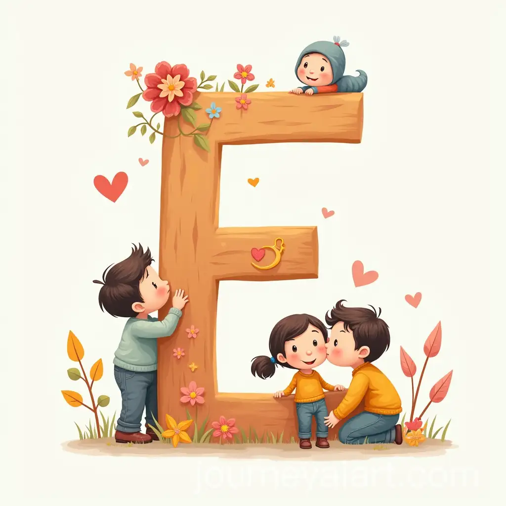 Creative-Alphabet-Letters-for-Kids-Featuring-Family-Theme