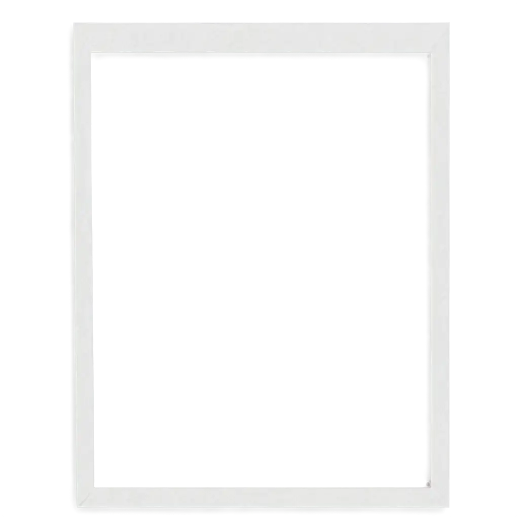 paper frame for image white