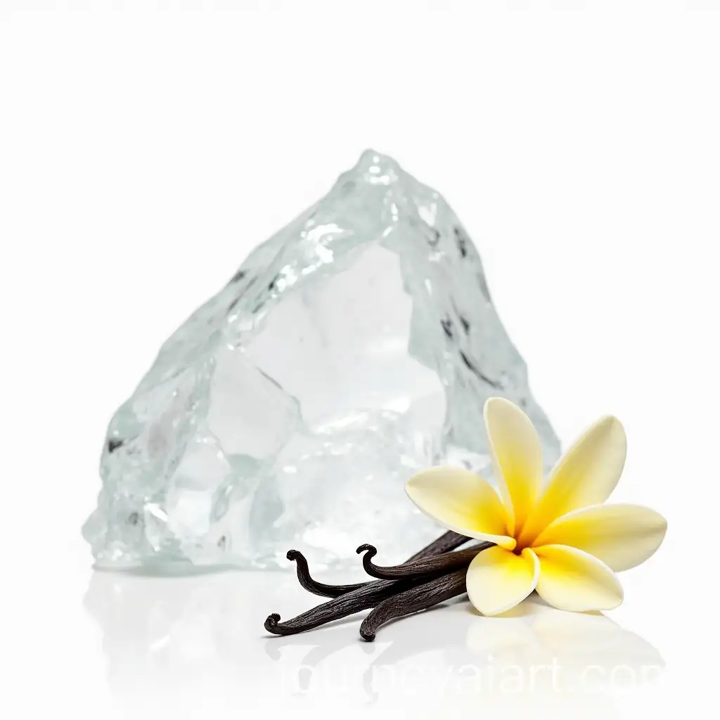 PURE-VANILLA-EXTRACT-with-Vanilla-Beans-and-Flower-against-Iceberg-Background