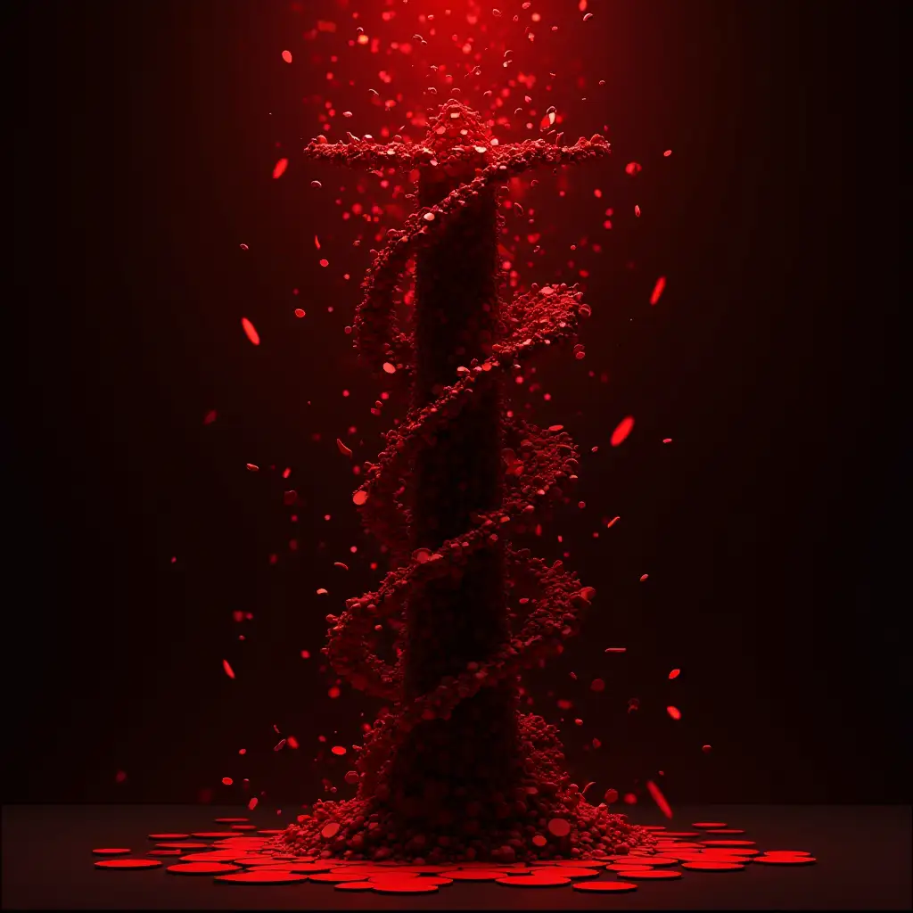 Abstract-Digital-Design-Featuring-Red-and-Black-Repetitive-Elements-in-Tangled-Theme