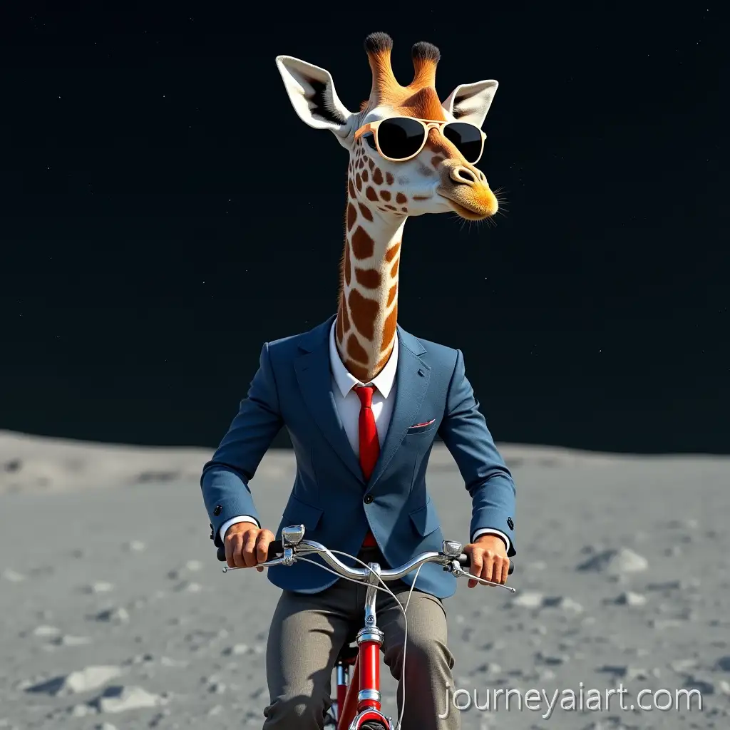Giraffe-Wearing-Sunglasses-Riding-Bicycle-on-the-Moon-in-HyperGiraffe-on-Bicycle-in-SpaceRealistic-Style