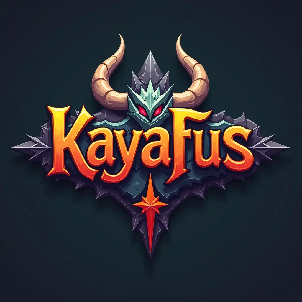 Fantasy-RPG-Game-Logo-with-Medieval-Elements-and-Modern-Digital-Style-for-KayaFus