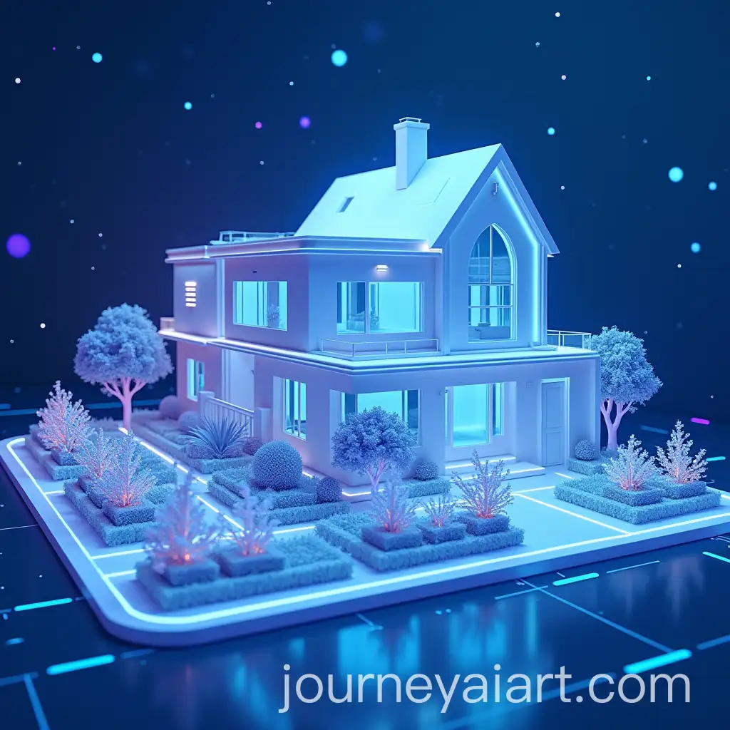 Futuristic-Modern-House-with-AI-Elements-and-Neural-Circuits-in-Blue-and-Purple-Tones
