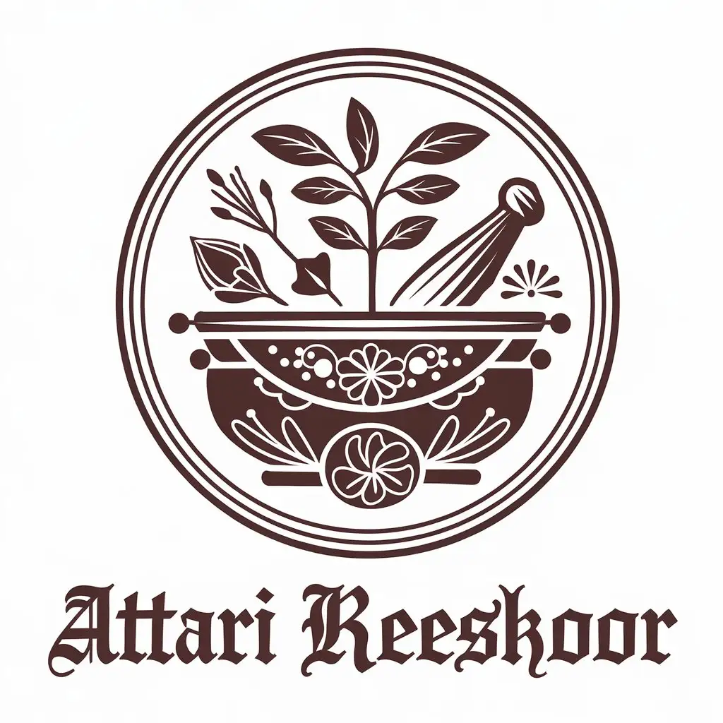 LOGO-Design-For-Attari-Keeshkoor-Herbal-Medicine-Symbols-and-Spices