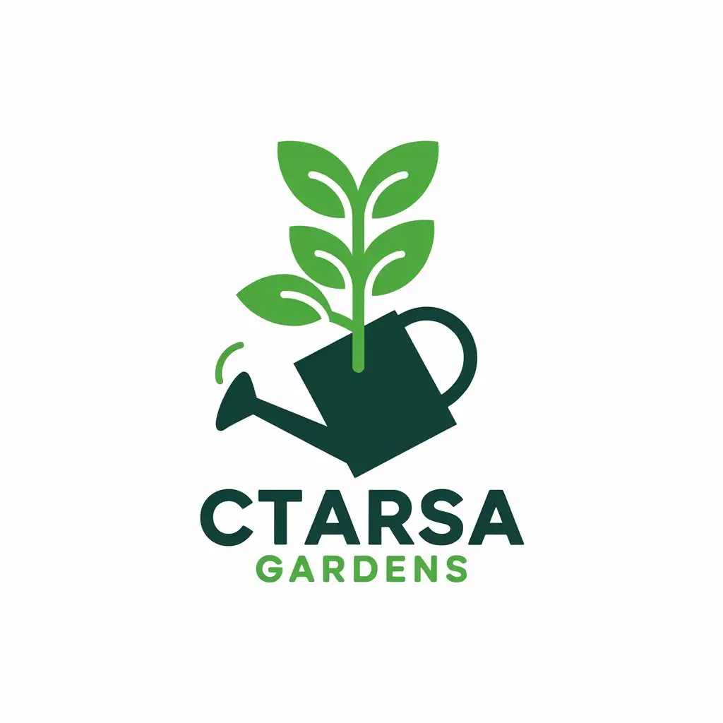 LOGO Design for ctarsagardens Hydroponic Symbol with Modern Style and Clear Background