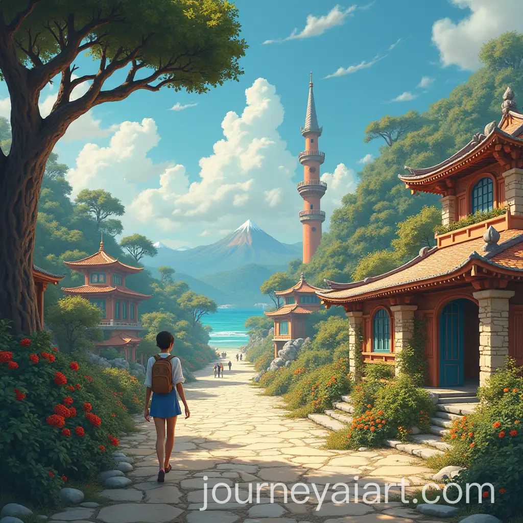 Journey-from-Departure-to-Arrival-in-a-Dreamlike-Landscape