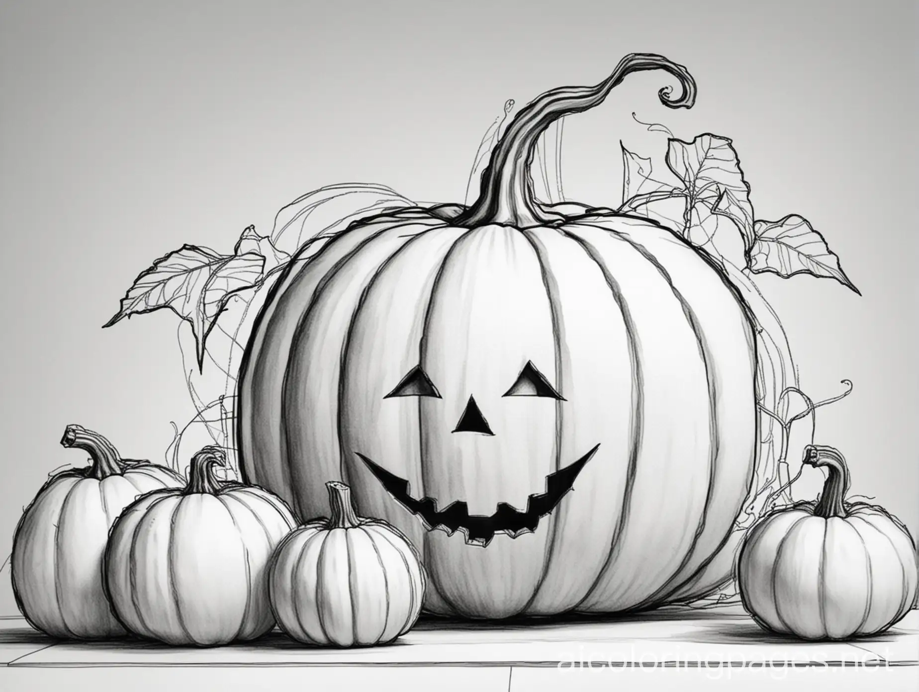 Halloween-Pumpkin-Coloring-Page-Simple-Line-Art-on-White-Background