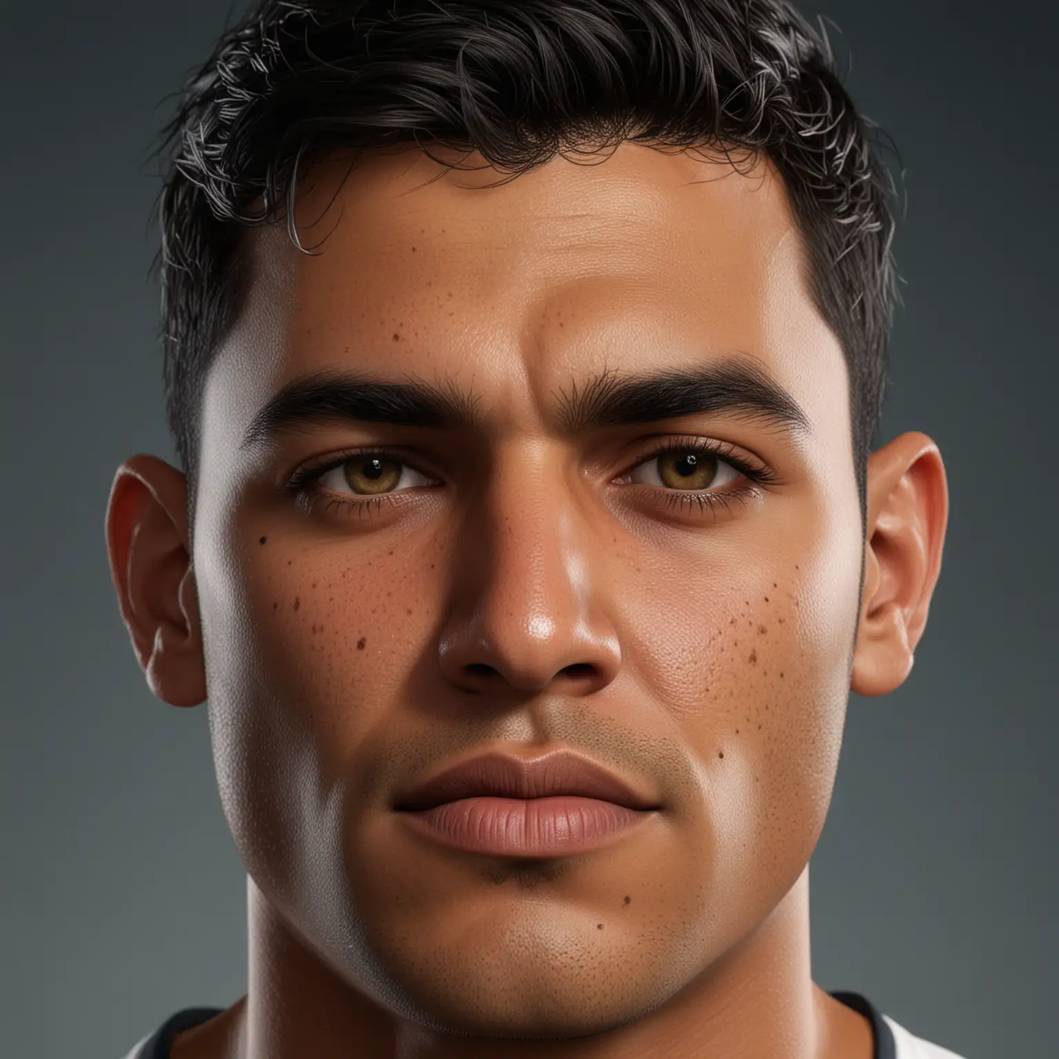 Portrait of Jhonattan Burjack with Detailed Skin Texture in 8K HD