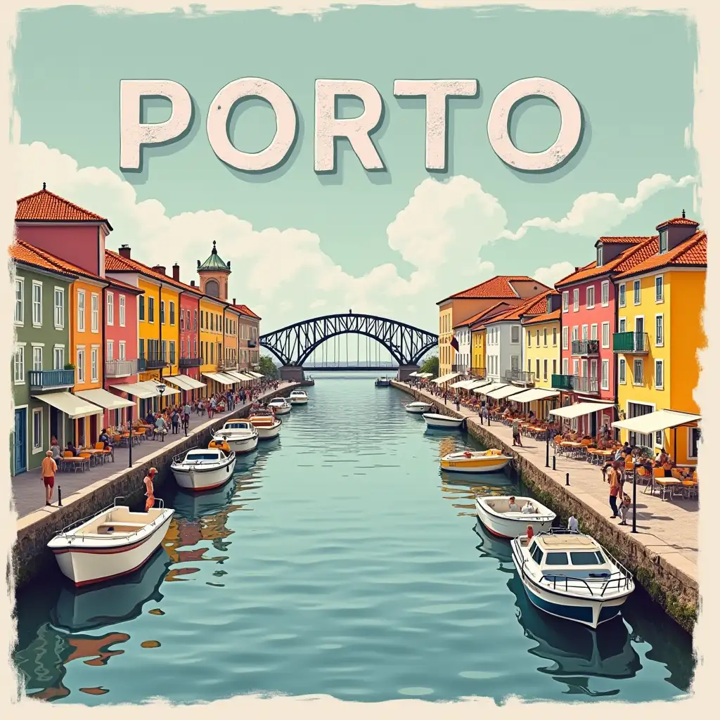 Quiero hacer un regalo de un viaje a Porto. El regalo también incluye consejos para preparar el viaje. Necesito una imagen icónica del destino (Porto). El texto debe estar en español. Necesito crear una tarjeta de regalo o un vale.