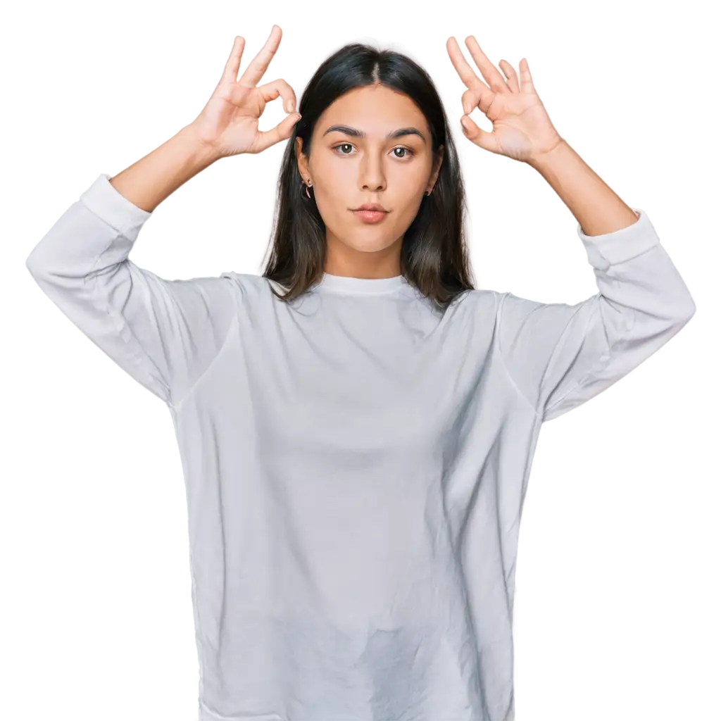 Adult-Girl-with-Model-Face-in-White-Oversized-Football-Shirt-PNG-Image-for-Fashion-and-Lifestyle-Projects