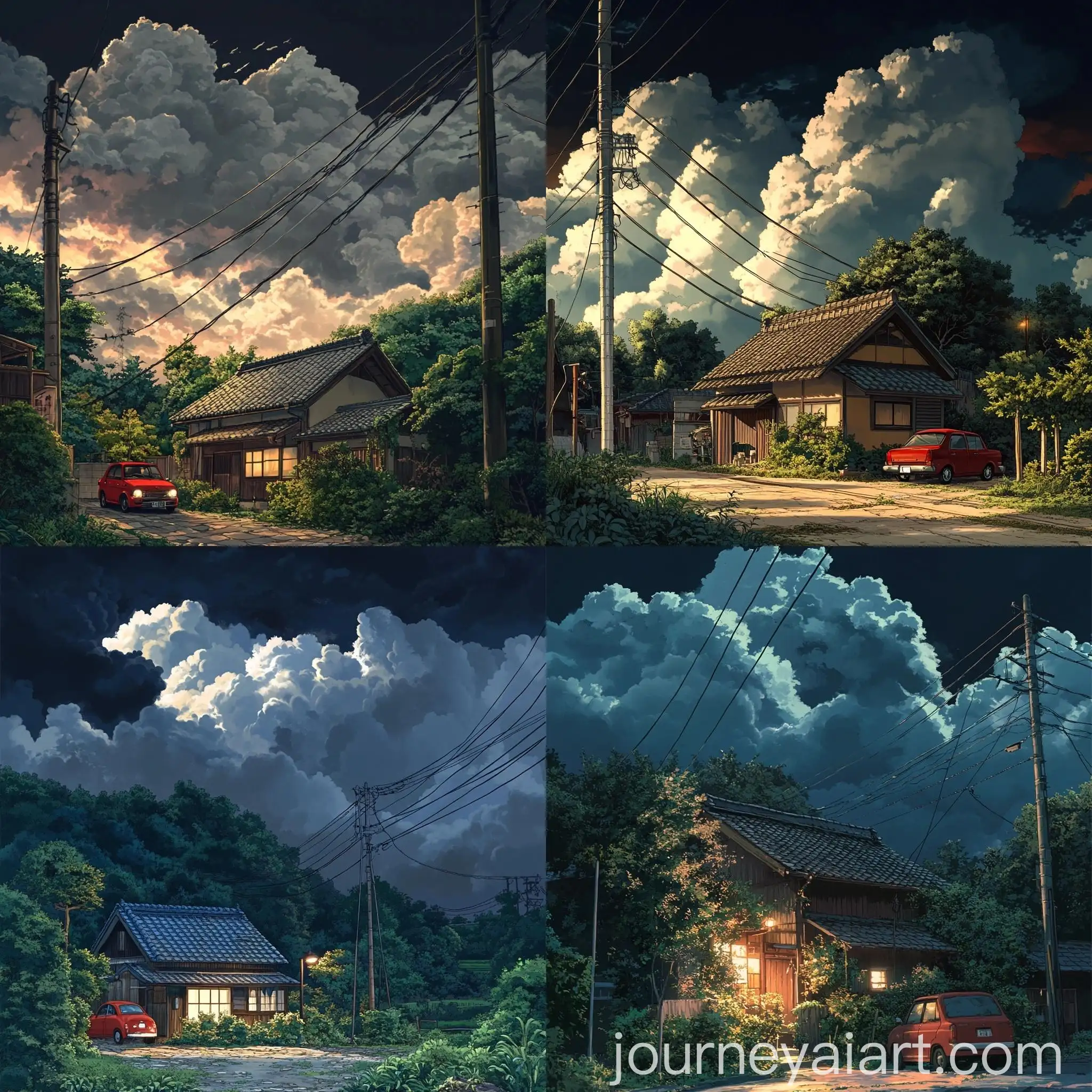 Traditional-Japanese-House-in-Serene-Evening-Light