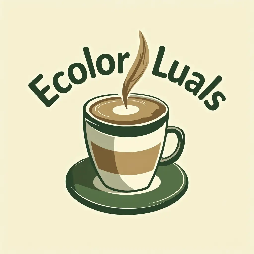 Logo for an ecological café