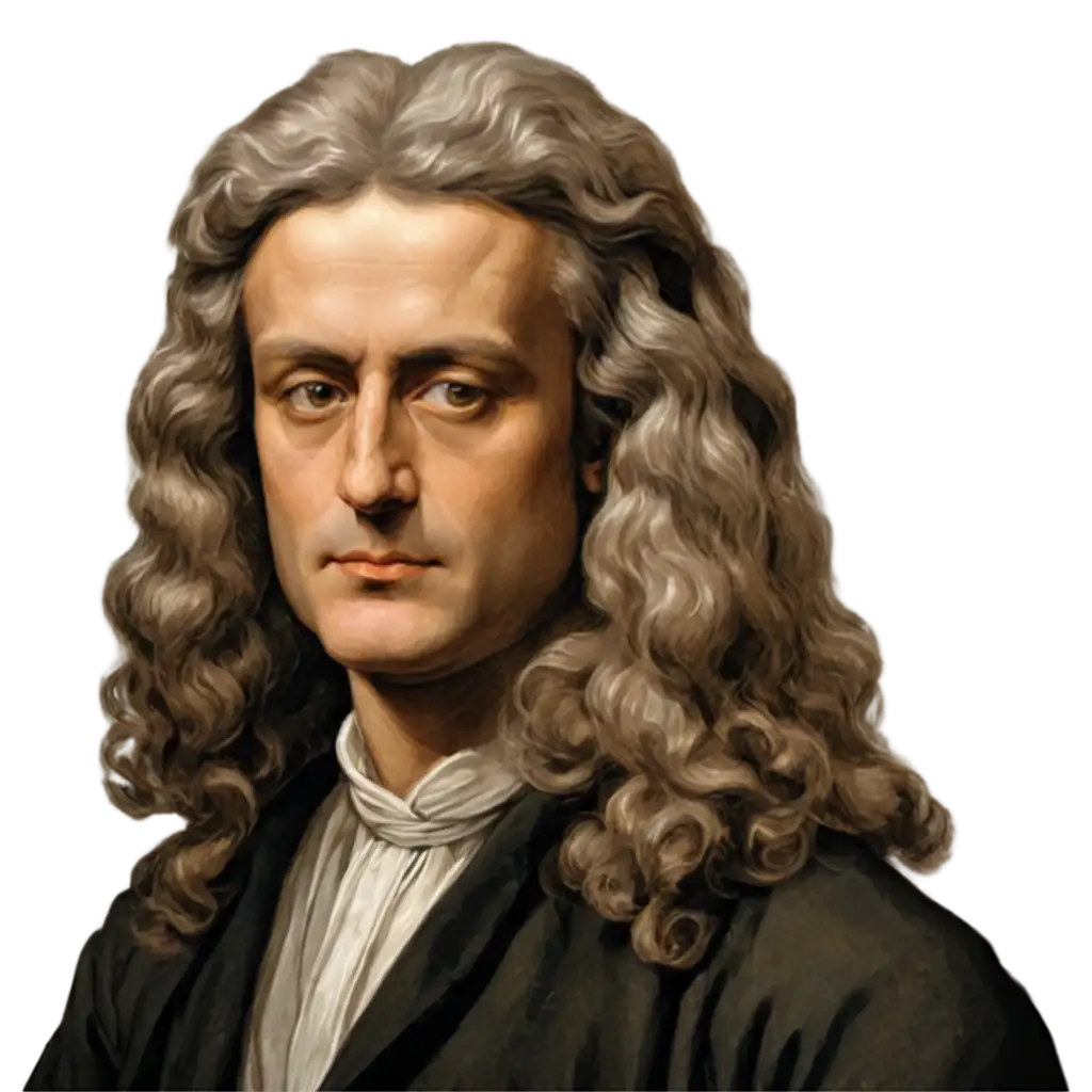 PNG-Image-of-Isaac-Newton-Facing-Front-Enhancing-Online-Visibility-and-Clarity