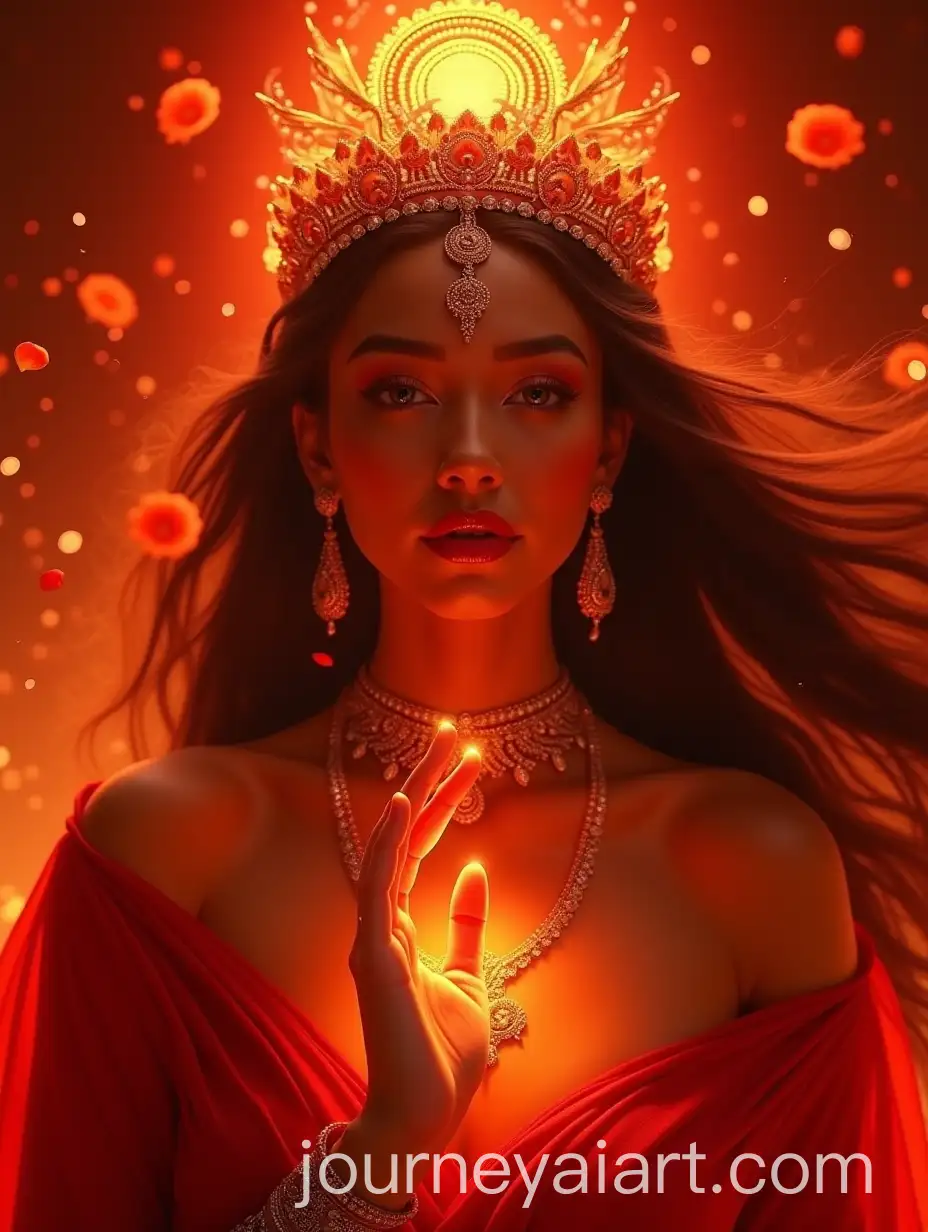 Cinematic-PortraitAI-Art-Prompt-Expansion-of-Goddess-Kurukulle-with-Radiant-Red-Skin-and-Divine-Energy