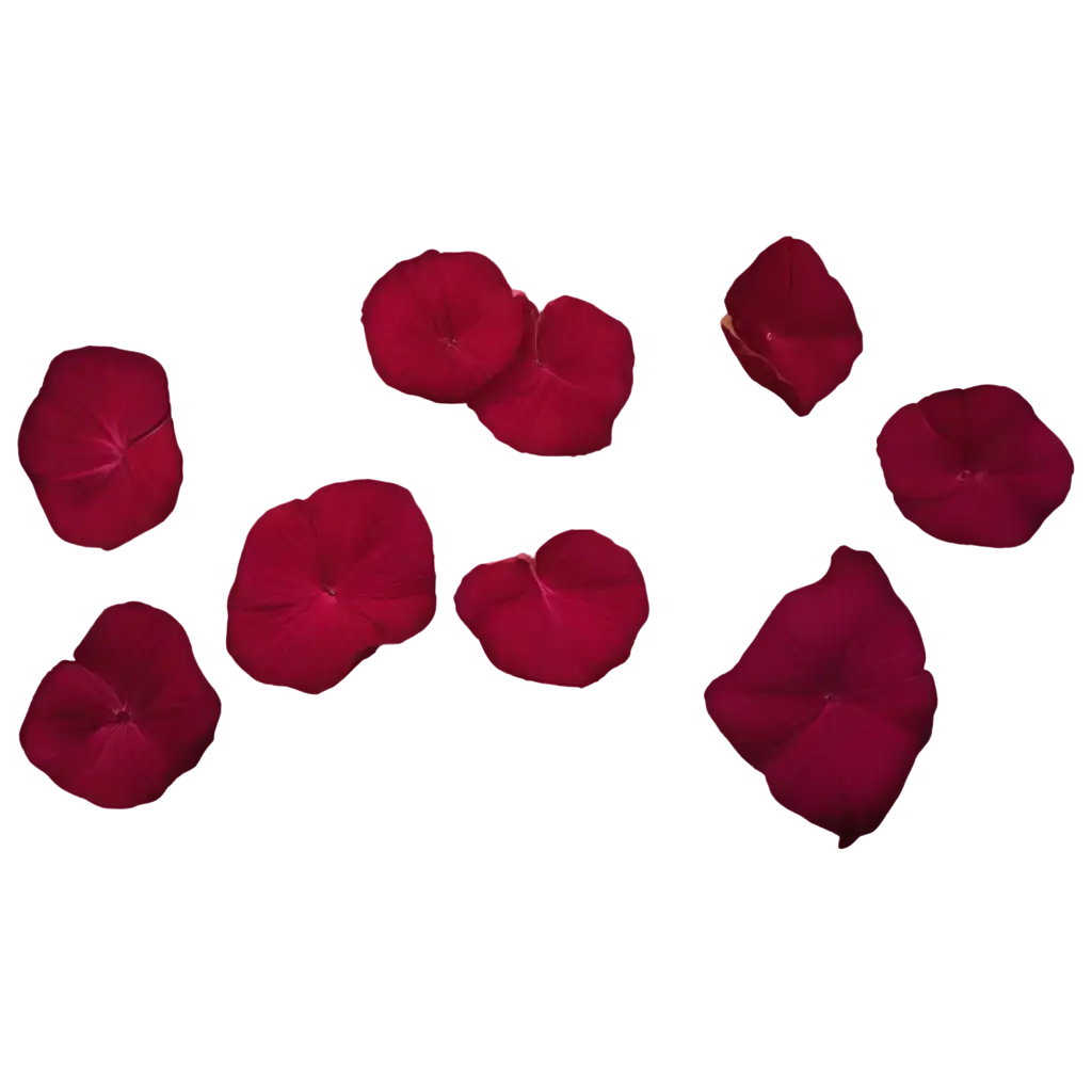 burgundy rose petals