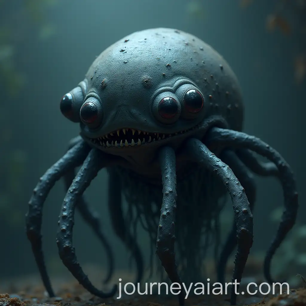 Mysterious-FourEyed-Marine-Monster-in-Dark-Colors
