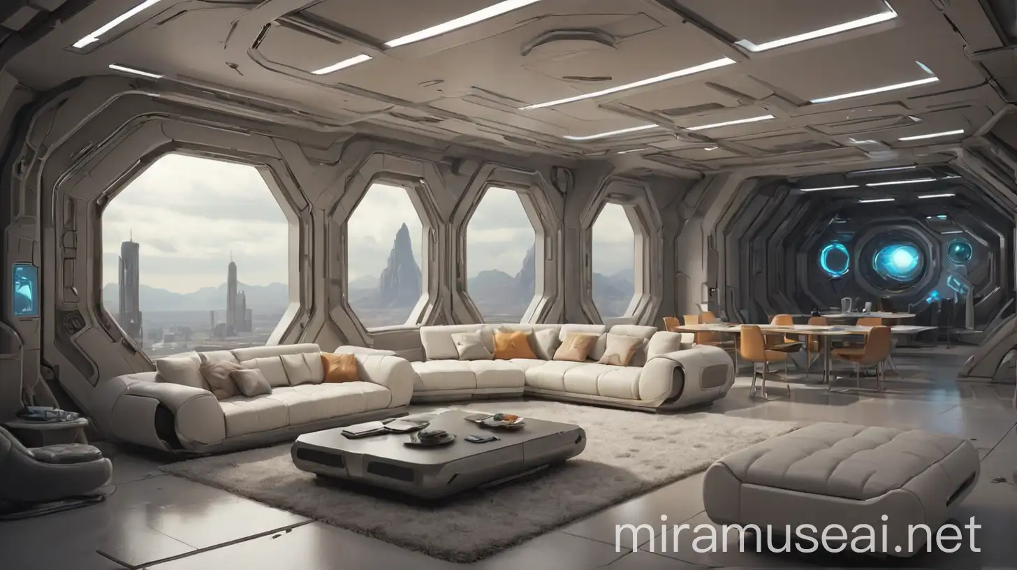 interior sci-fi modern design