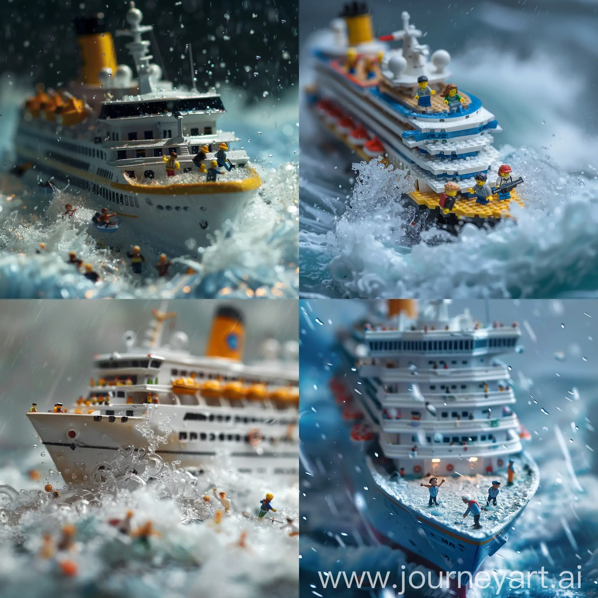 Tiny-Toy-Passengers-Falling-from-Cruise-Ship-in-Heavy-Storm