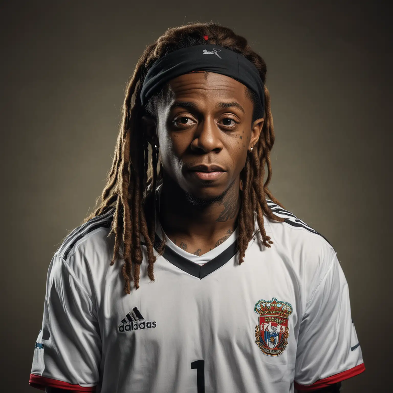 Lil Wayne Soccer Player Portrait