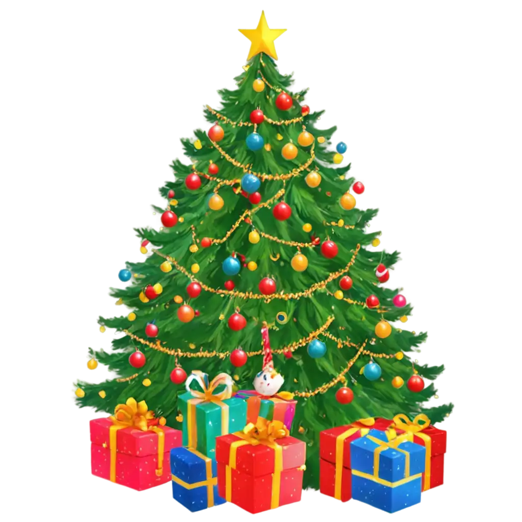 Celebrate-the-Holidays-with-a-Festive-PNG-Image-Christmas-Tree-Gifts-and-New-Year-Fun