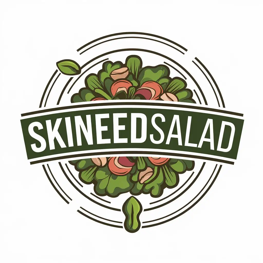 LOGO-Design-for-SkinNeedsSalad-Fresh-Natural-Salad-Symbol-with-Skincare-Nuance