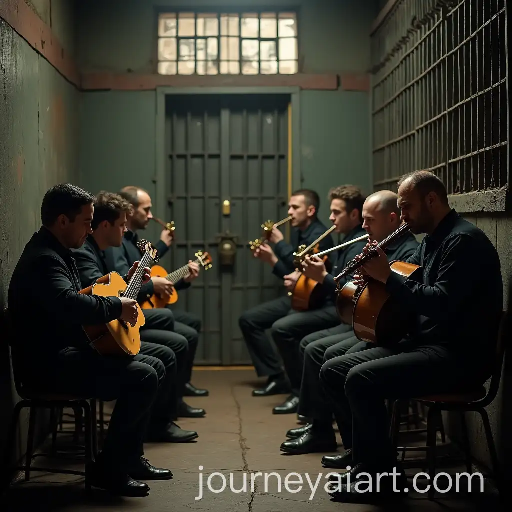 Captivating-Musicians-Performing-in-a-Prison-Concert