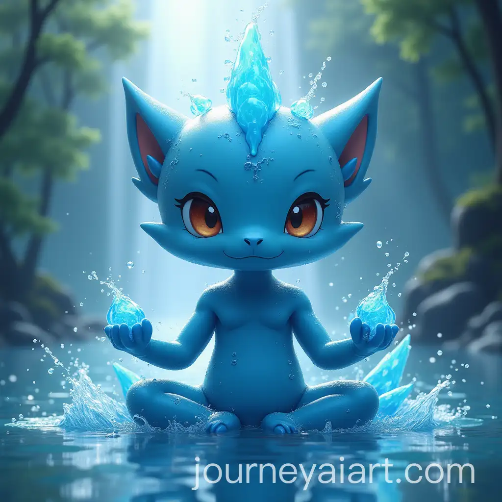 Majestic-Water-Elemental-Pokmon-Meditating-in-Water-Temple