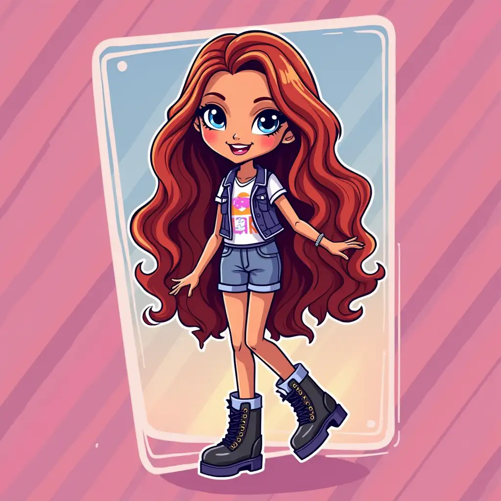 Create a doll in bratz style
