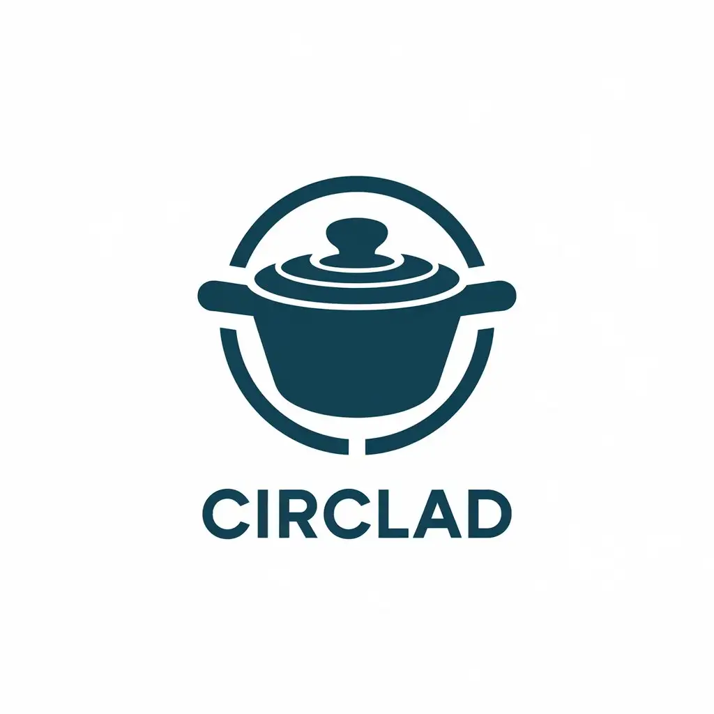 LOGO Design for CIRCLAD Modern Cookware Brand with Circular Coating Theme