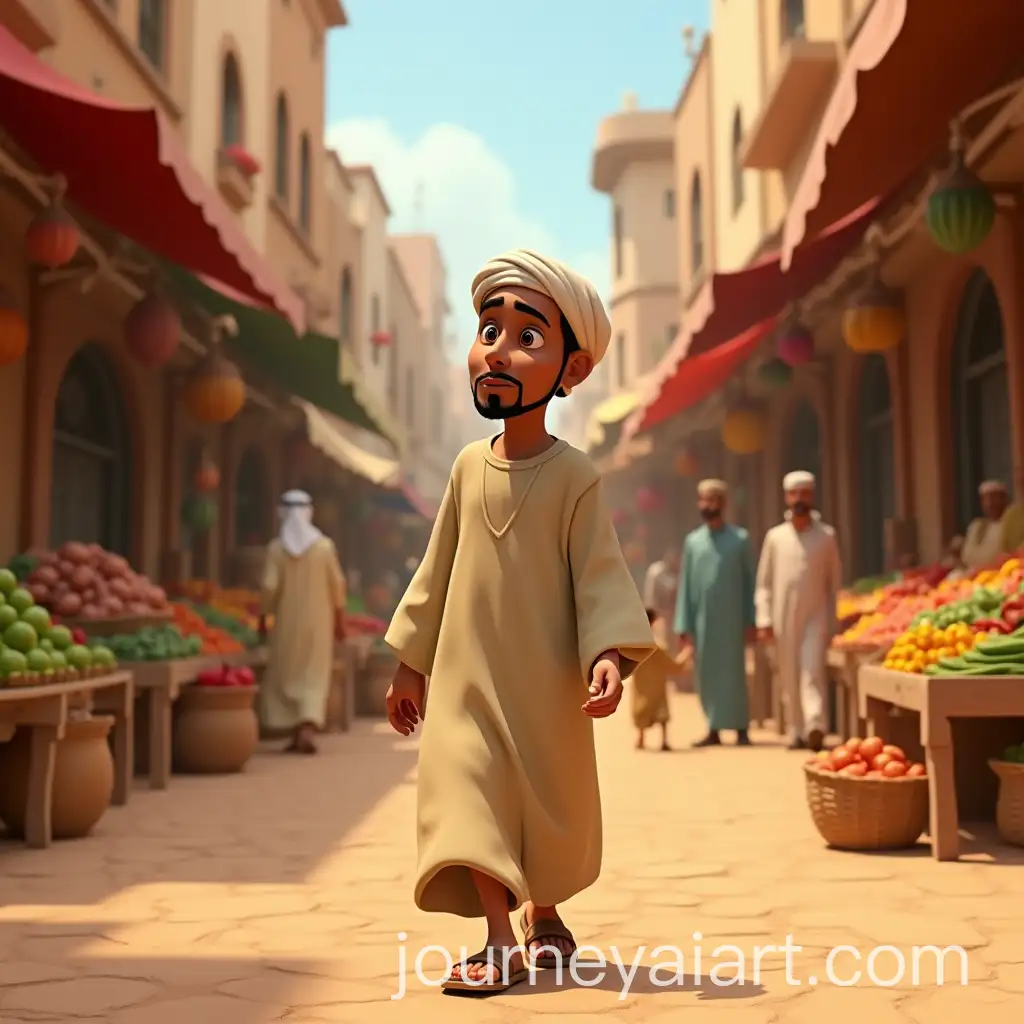 Bustling-Middle-Eastern-Marketplace-in-PixarStyle-with-Abu-Nawas-Walking-Through