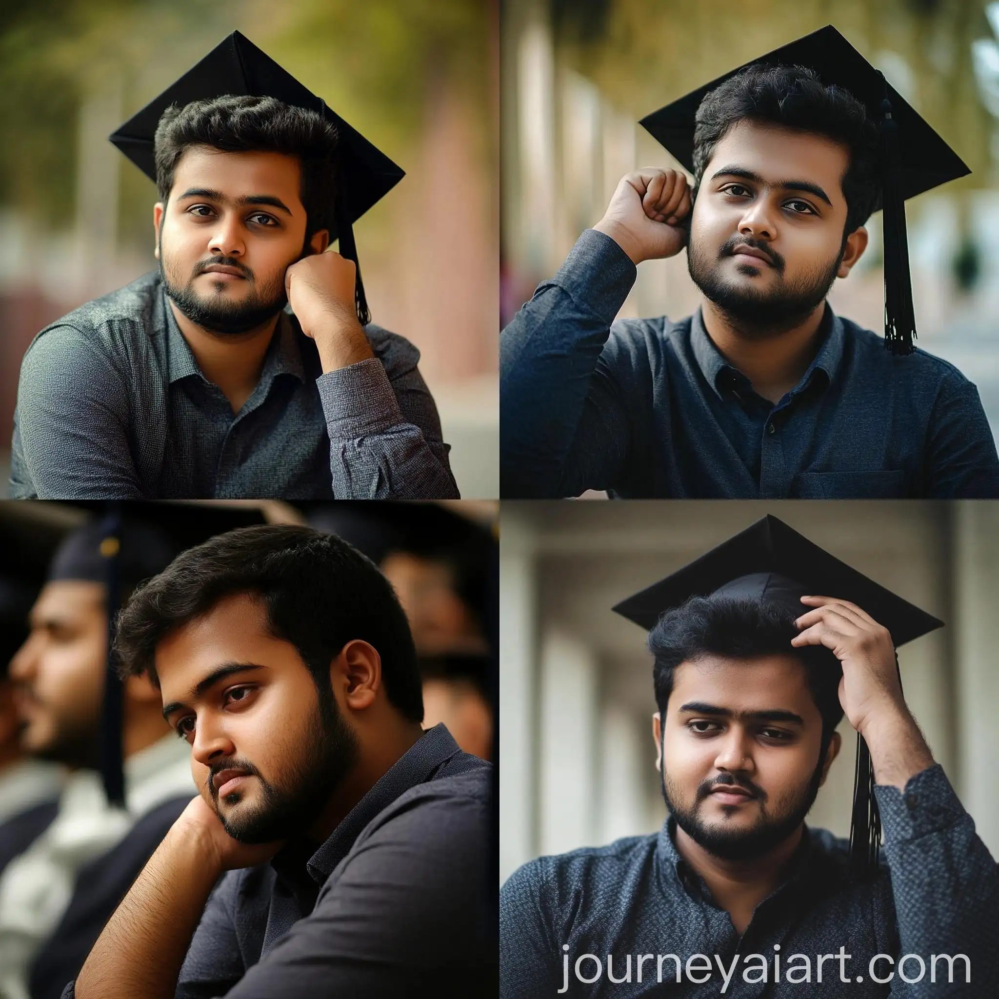 Tensed-Computer-Science-Graduate-Student-Studying-Intensely