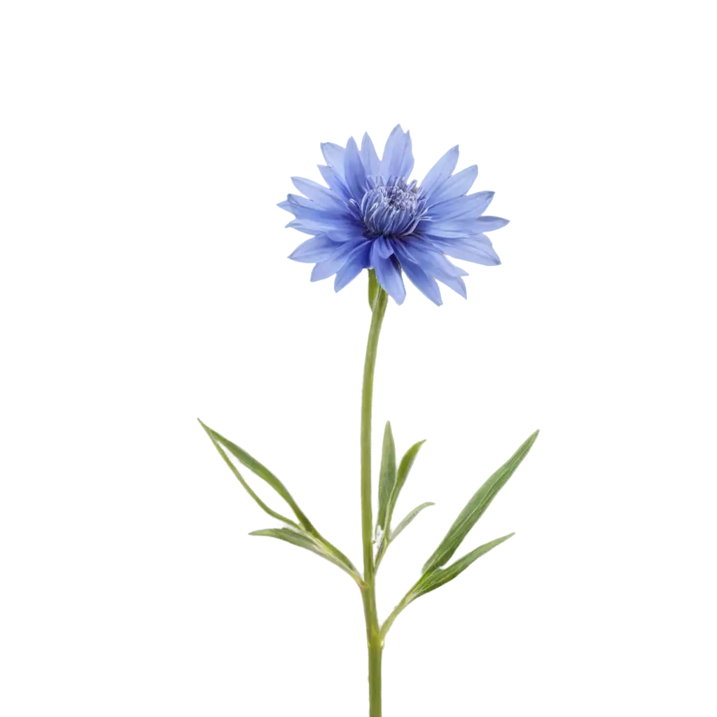 Cornflower-One-PNG-Vibrant-Floral-Design-for-Versatile-Applications