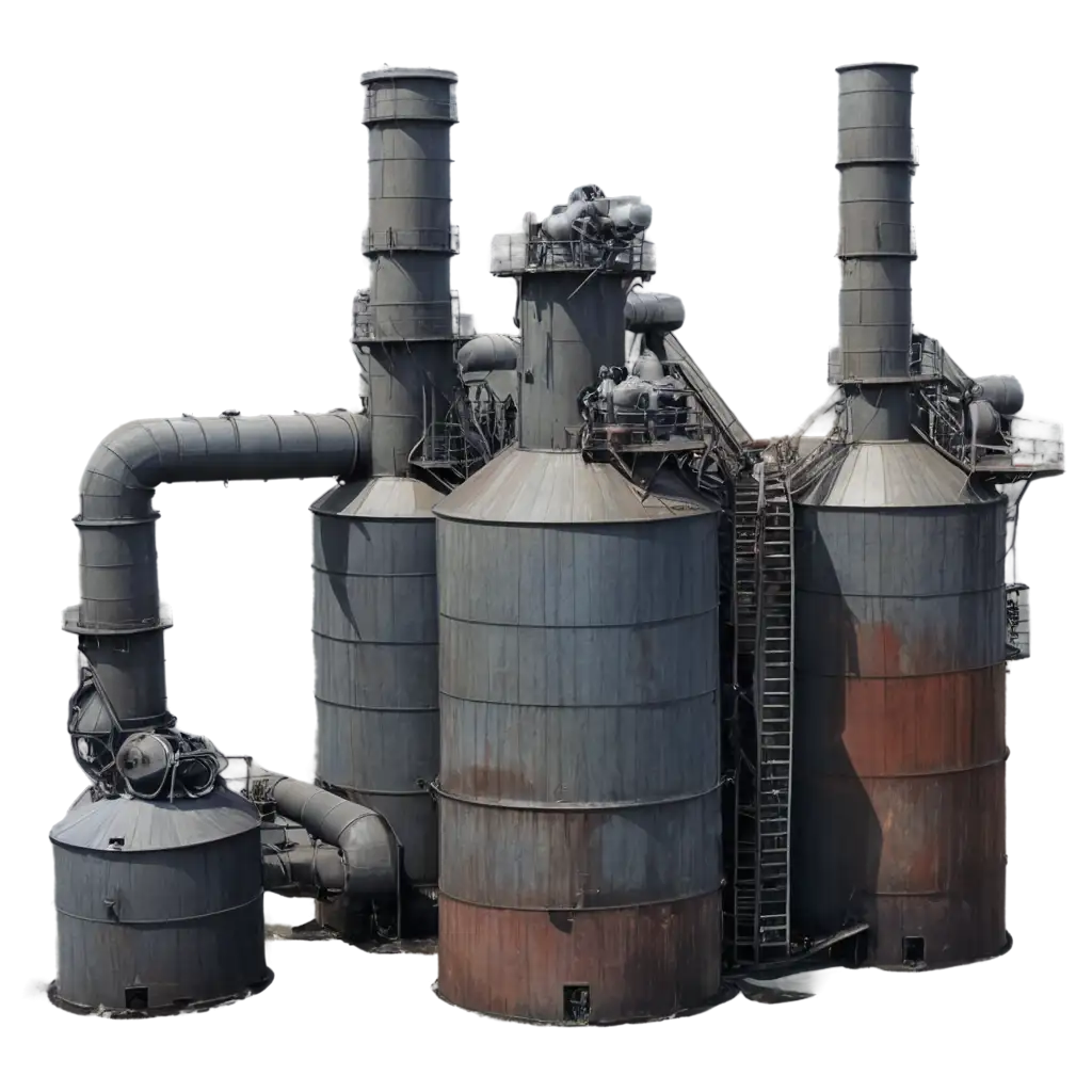 Premium-PNG-Image-of-an-Oil-Factory-HighQuality-Visual-Representation