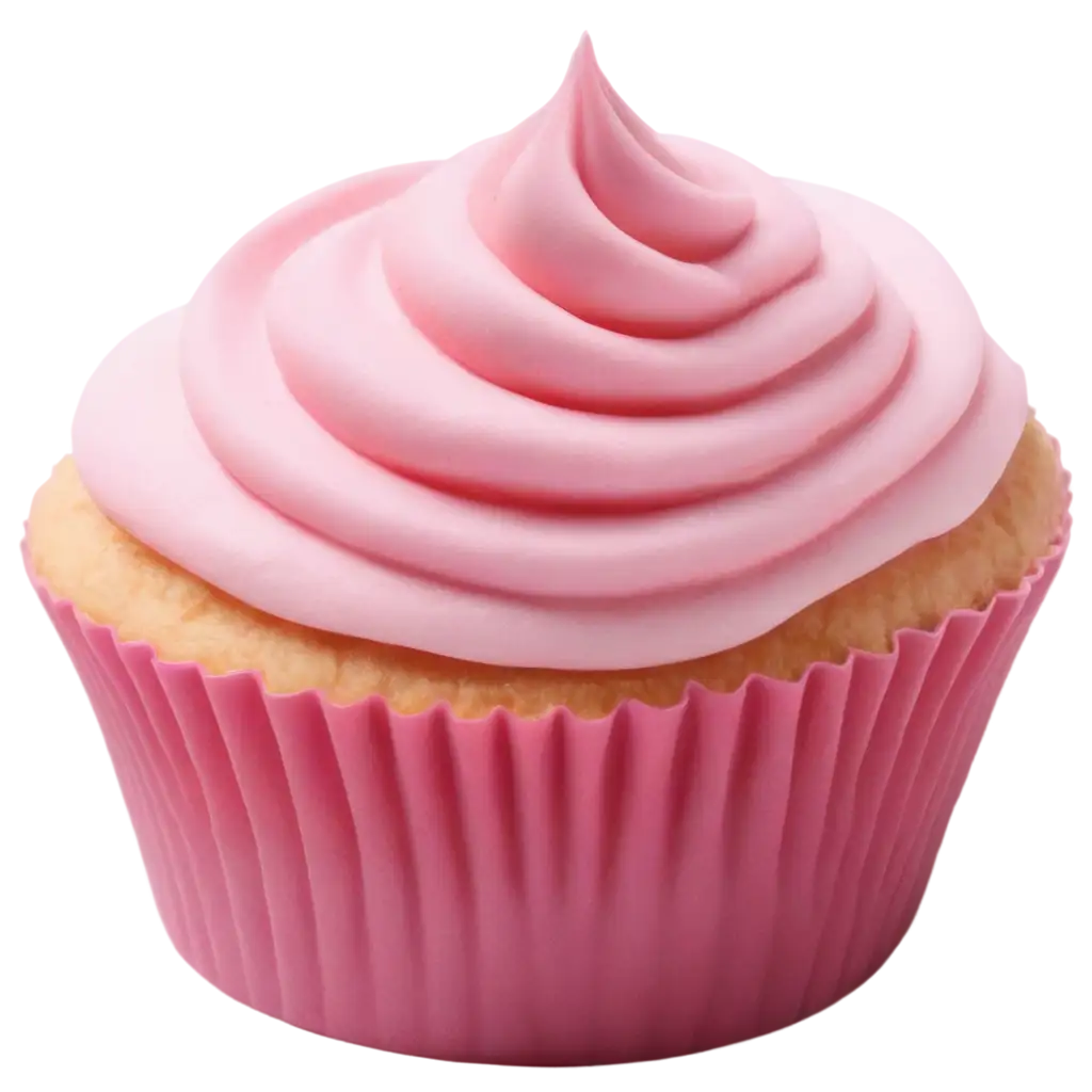 cup cake in pink colour