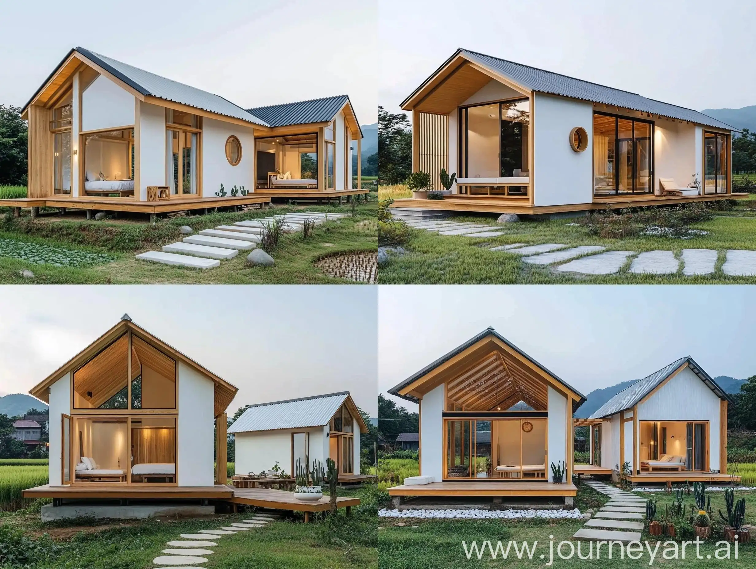 Seamless-White-Metal-Sheet-Roof-House-on-Green-Rice-Terraces