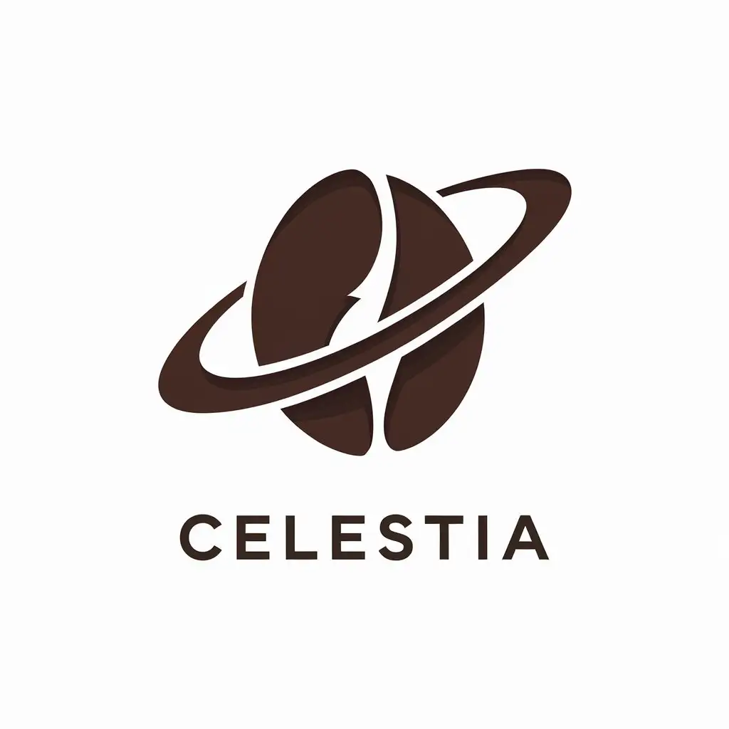 LOGO-Design-For-Celestia-Celestial-Coffee-Minimalistic-Vector-Logo