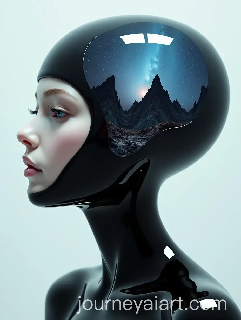 Futuristic-Surreal-Portrait-of-Humanoid-Figure-with-Cosmic-Landscape-Dome