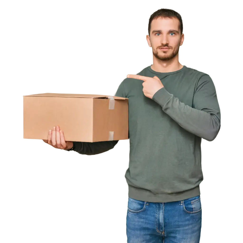 Man-with-Box-in-Hand-PNG-HighQuality-Transparent-Image-for-Versatile-Uses