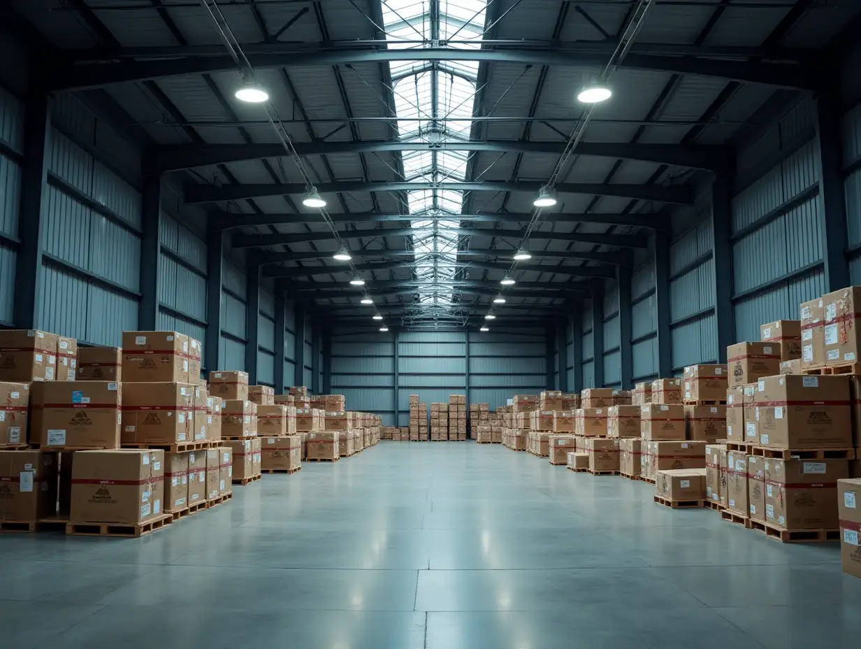 WellOrganized-Warehouse-Storage-with-Ceiling-Lighting