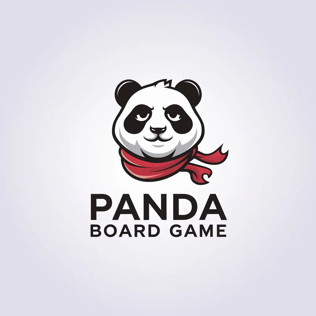 LOGO-Design-for-Panda-Board-Game-Minimalist-Chinese-Panda-with-Entertainment-Industry-Appeal