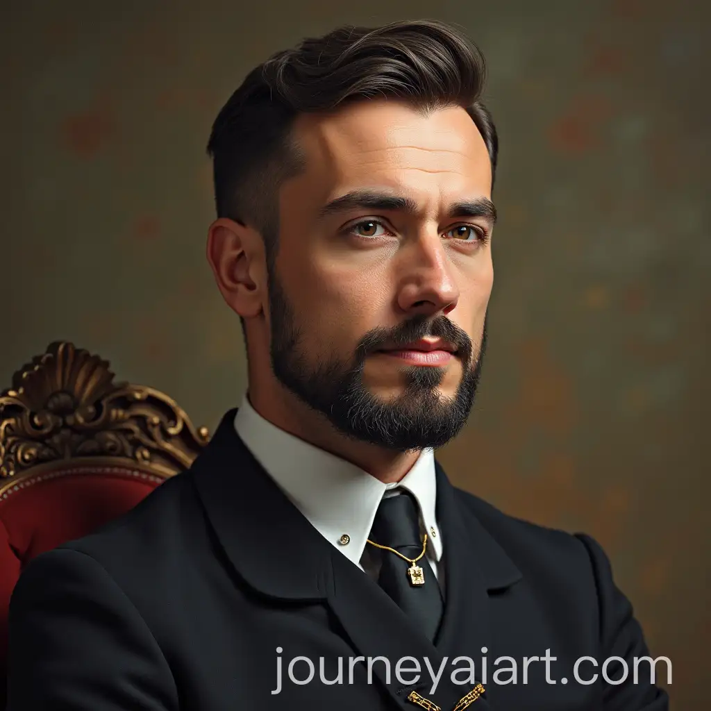 Portrait-of-Prince-Georgi-Nikolai-Tumanishvili-in-Royal-Attire