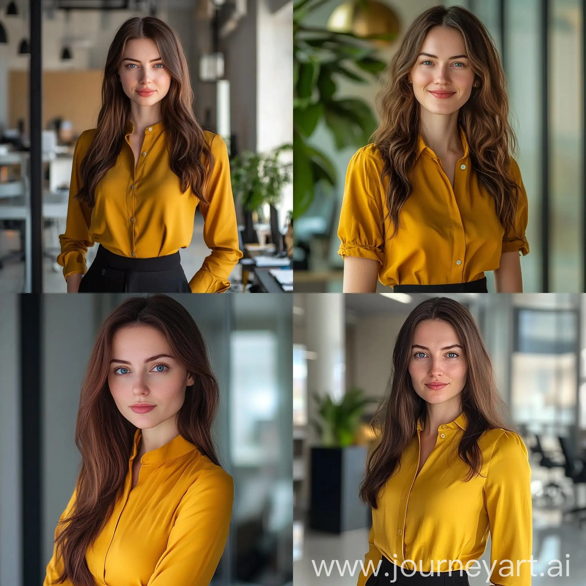 Stylish-Young-Woman-Working-in-Office-Setting