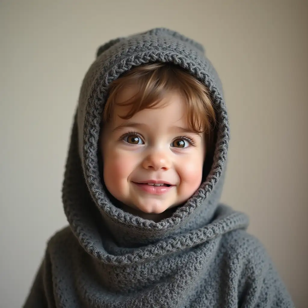  Picture of a little child with a jilbab that is funny