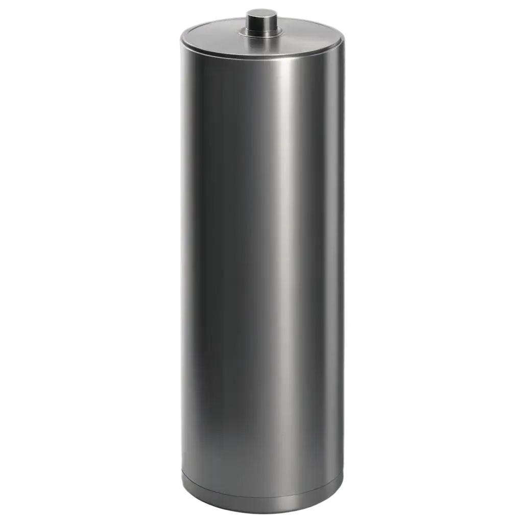 High-Resolution-Metal-Cylinder-PNG-Super-Realistic-Front-View-Image-for-Versatile-Use