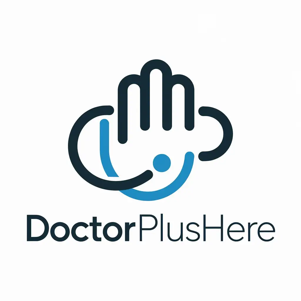 LOGO Design for DoctorPlusHere Medical and Dental Industry with Help and Moderate Symbols