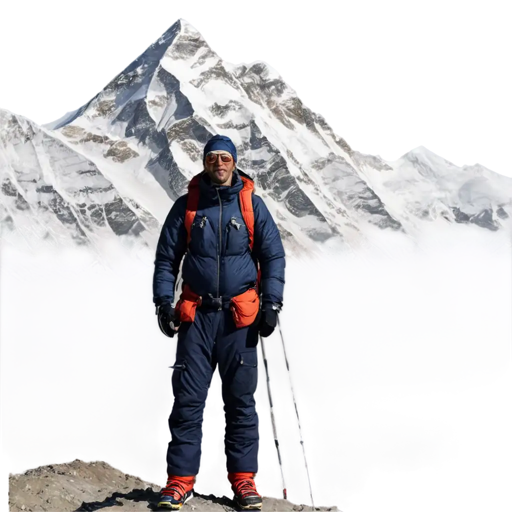 Man-at-the-Peak-of-Mount-Everest-HighQuality-PNG-Image-for-Adventure-and-Inspiration