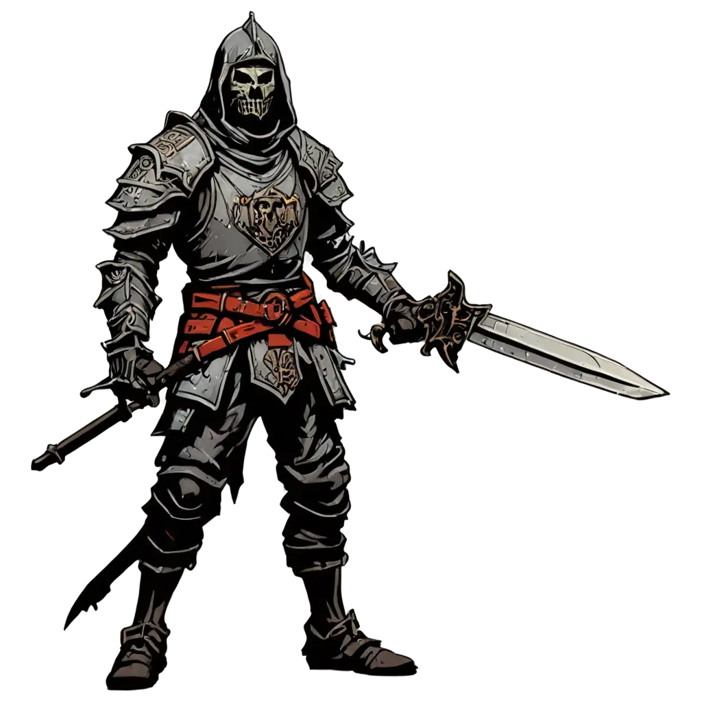 Darkest-DungeonInspired-Knight-in-Armor-with-TwoHanded-Sword-HighQuality-PNG-Image-for-Versatile-Usage