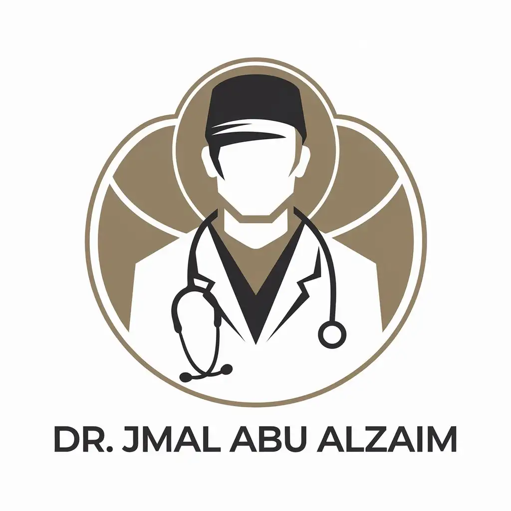 LOGO-Design-for-Dr-Jmal-Abu-Alzaim-Medical-Cross-and-Stethoscope-Theme