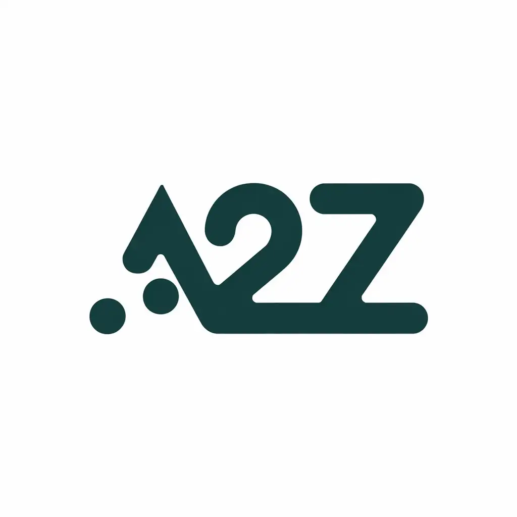 LOGO Design for A2Z Typographical Symbol with Modern Style for Education Industry