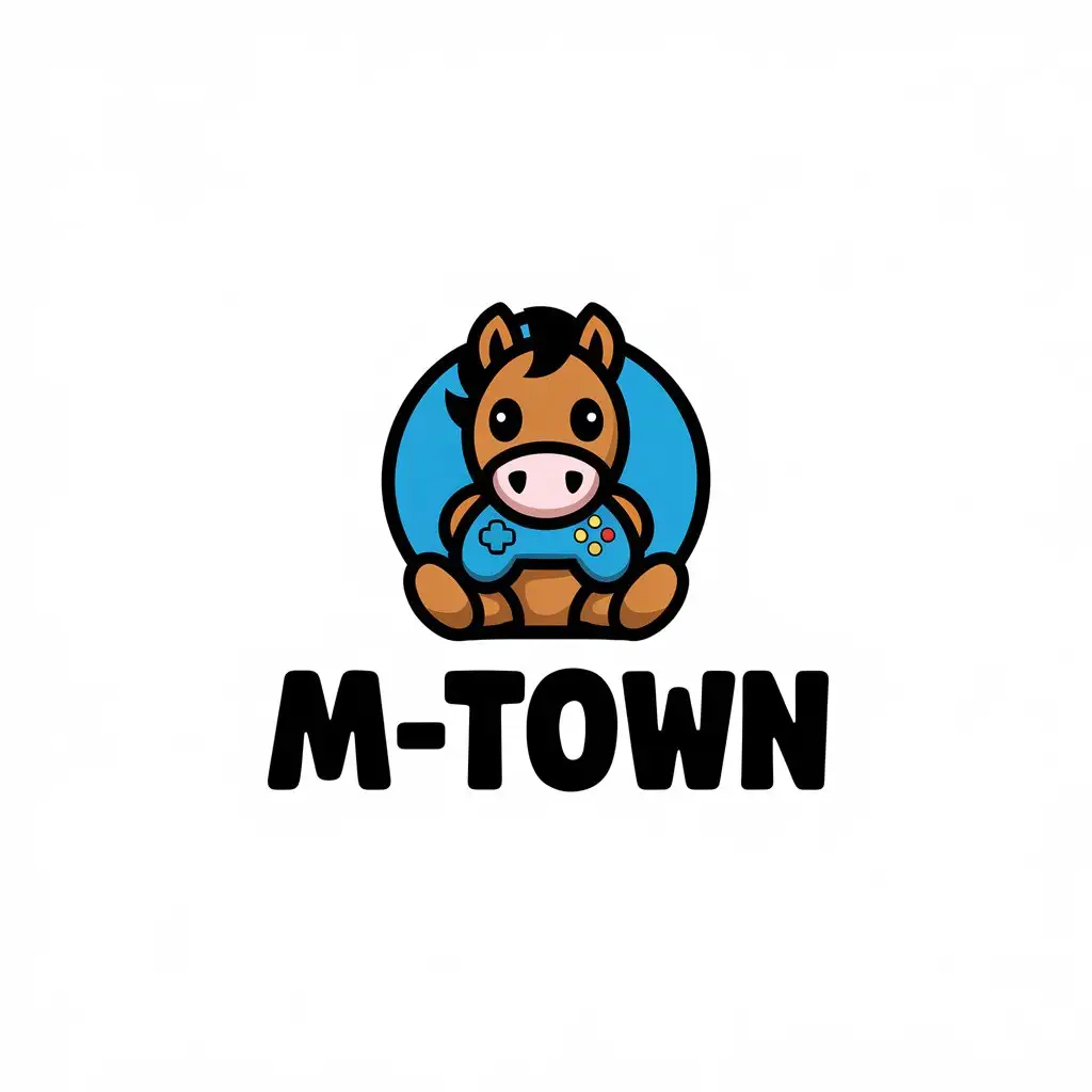 LOGO-Design-For-MTOWN-Little-Horse-Game-Shooting-Theme